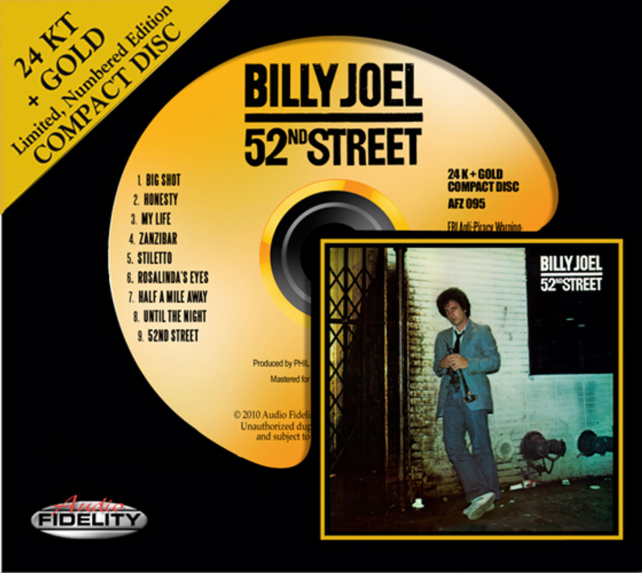 バンド CD Billy Joel 52nd Street Numbered Limited Edition Gold HDCD