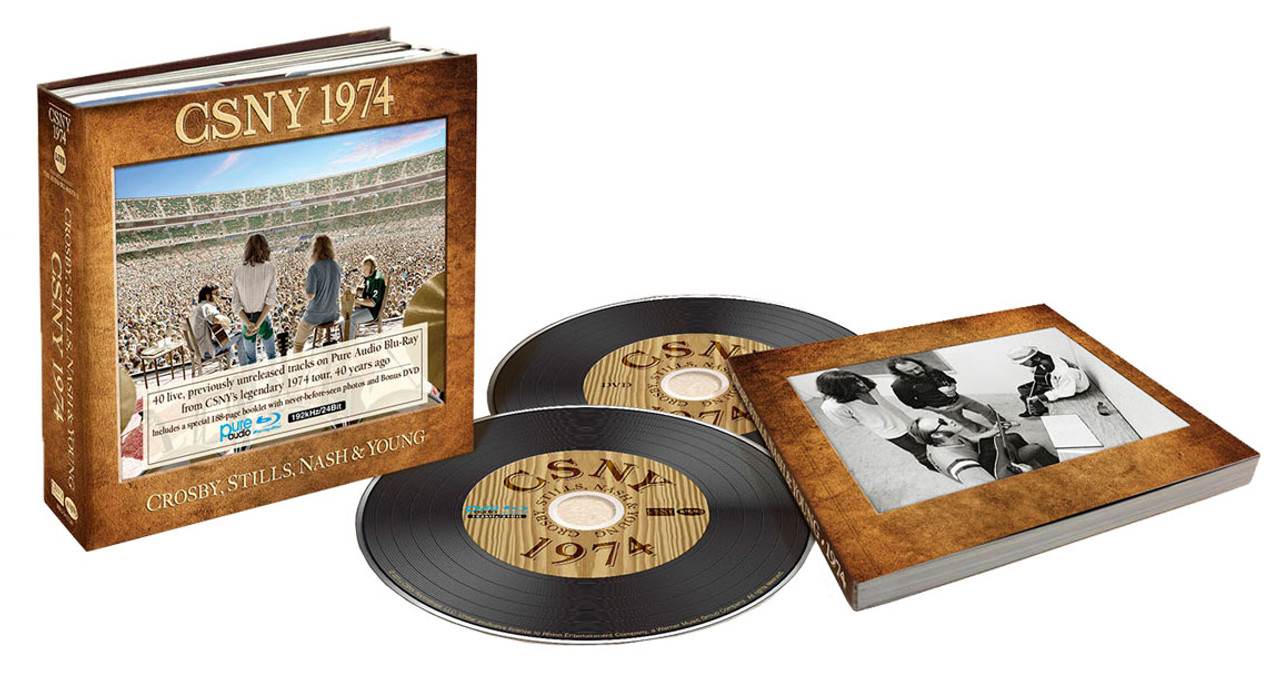 Crosby, Stills, Nash & Young CSNY 1974 Blu-Ray Pure Audio Disc & DVD