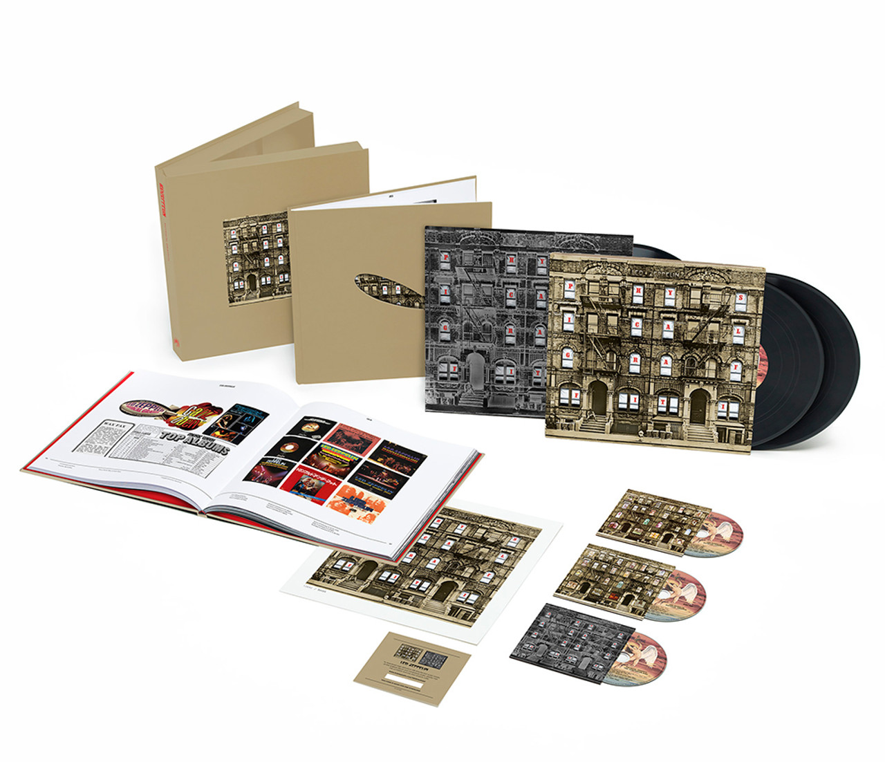 Led Zeppelin Vinyl LP Label Herb Grinder - Physical Graffiti - Deluxe — Buy Herb  Grinders