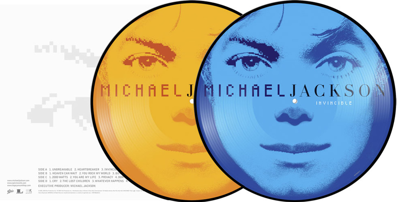 Michael Jackson Invincible LP 二枚組 Michael Jackson Invincible 2LP (Picture Disc)