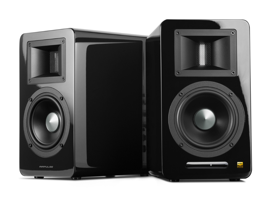 AirPulse A100 Active Hi-Fi Speakers (Black)