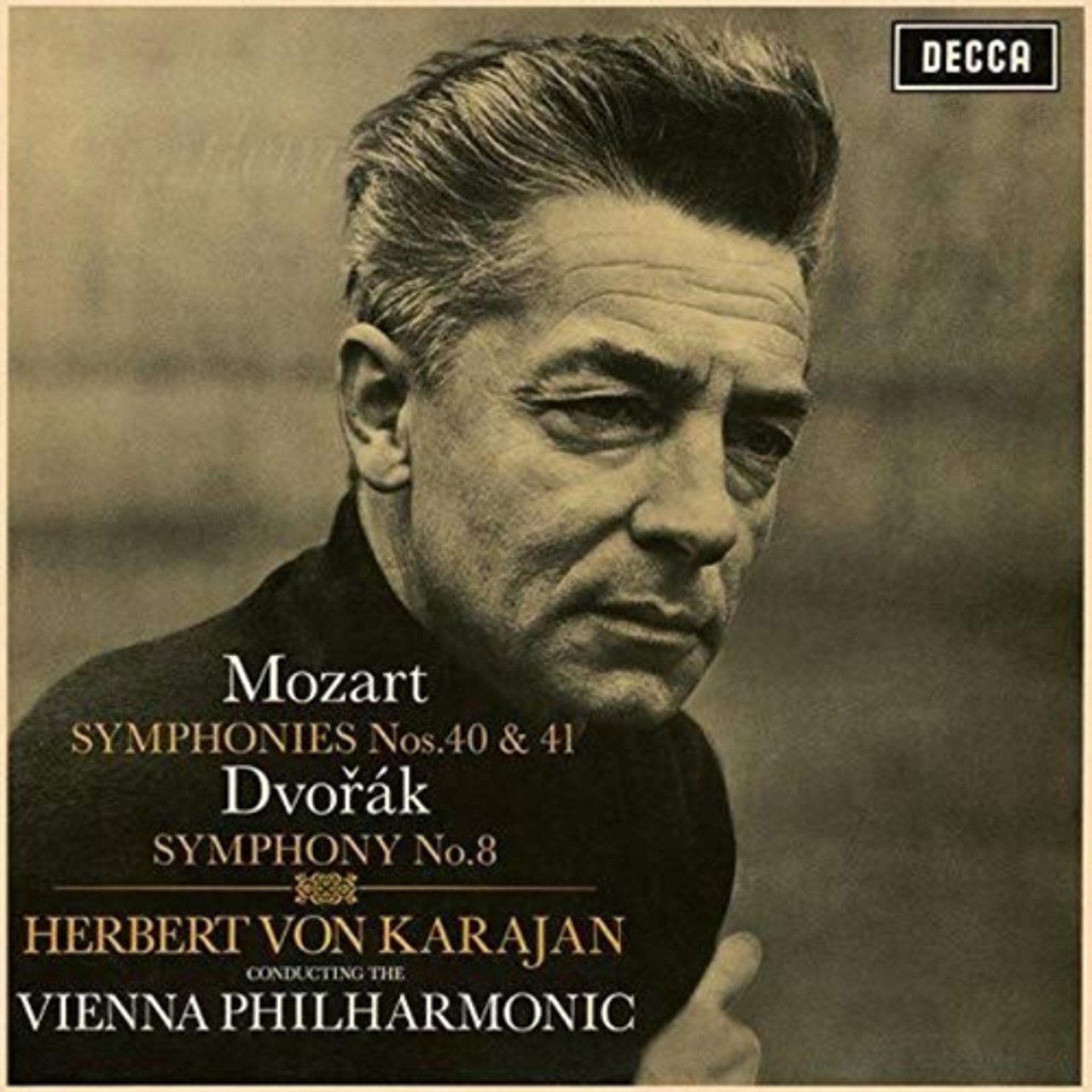 Herbert von Karajan Mozart u0026 Dvorak Symphonies 40 u0026 41; No. 8 Single-Layer  Stereo Japanese