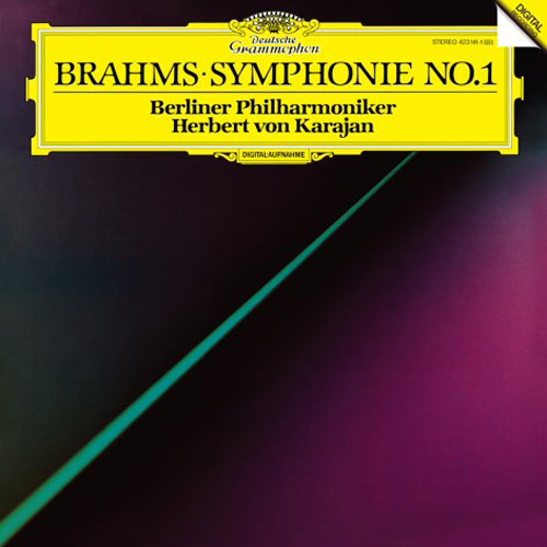 Herbert von Karajan Brahms Symphony No. 1 180g Import LP