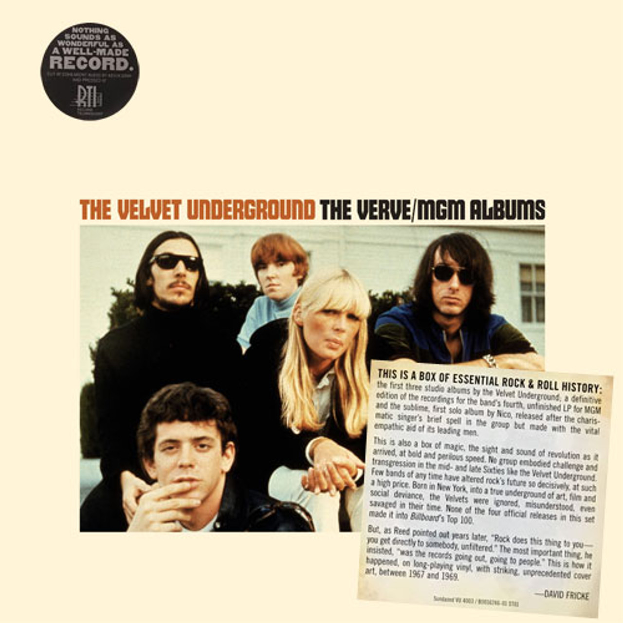 The Velvet Underground The Verve/MGM Albums 5LP Box Set (Mono)