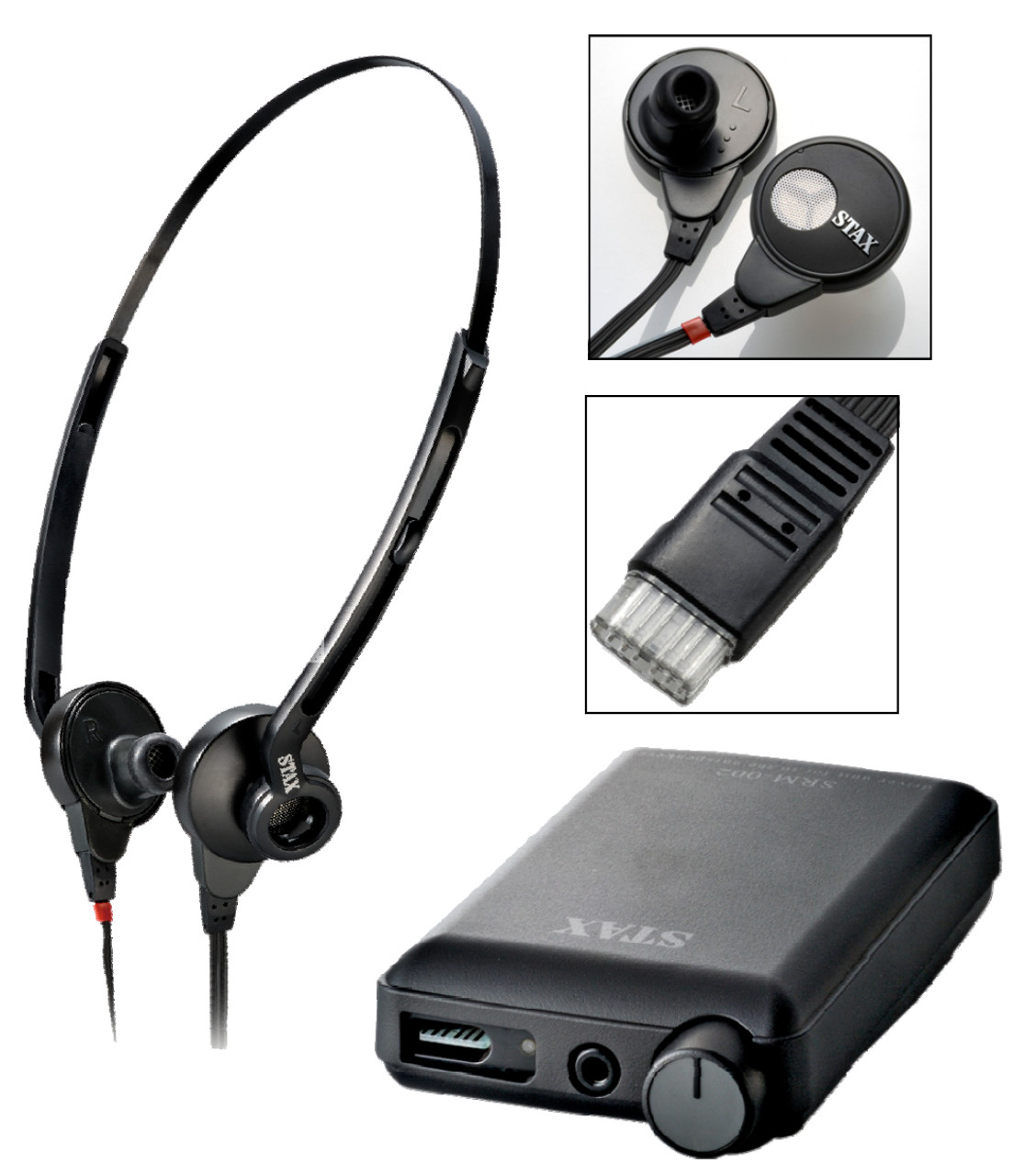 STAX SR-002 Earphones & SRM-002 Portable Amp Combo