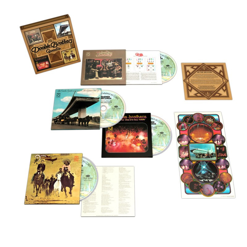 The Doobie Brothers The Doobie Brothers Quadio Box 4-Disc Blu-Ray