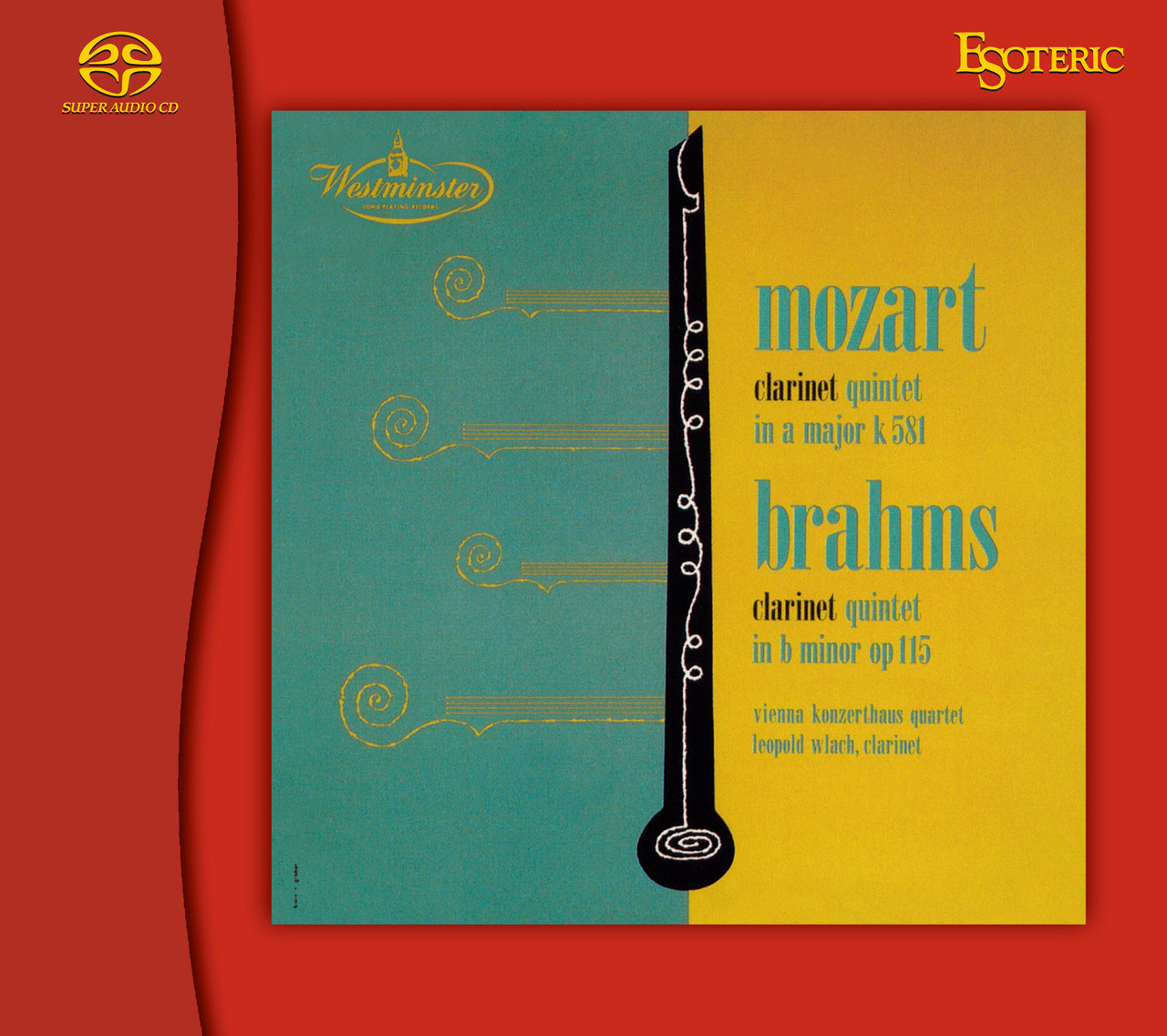 Mozart & Brahms Clarinet Quintet in A Major & Clarinet Quintet in