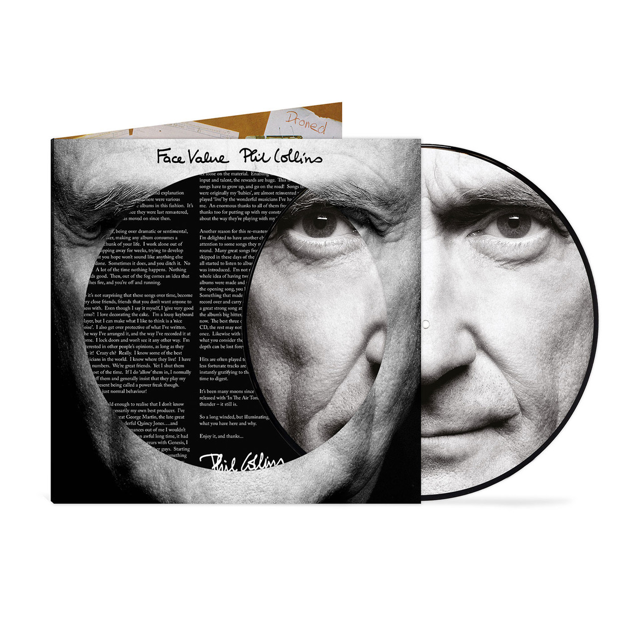 Phil Collins Face Value LP (Picture Disc)