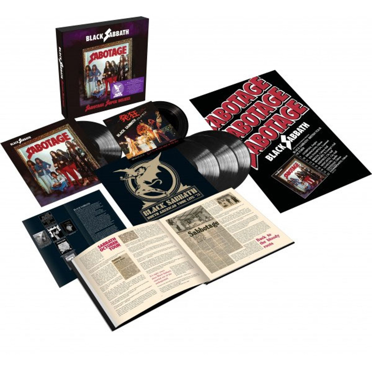 洋楽 Black Sabbath Sabotage delu xe 4CD BOX Black Sabbath - Sabotage (Super Deluxe 4CD Box Set) - Amazon