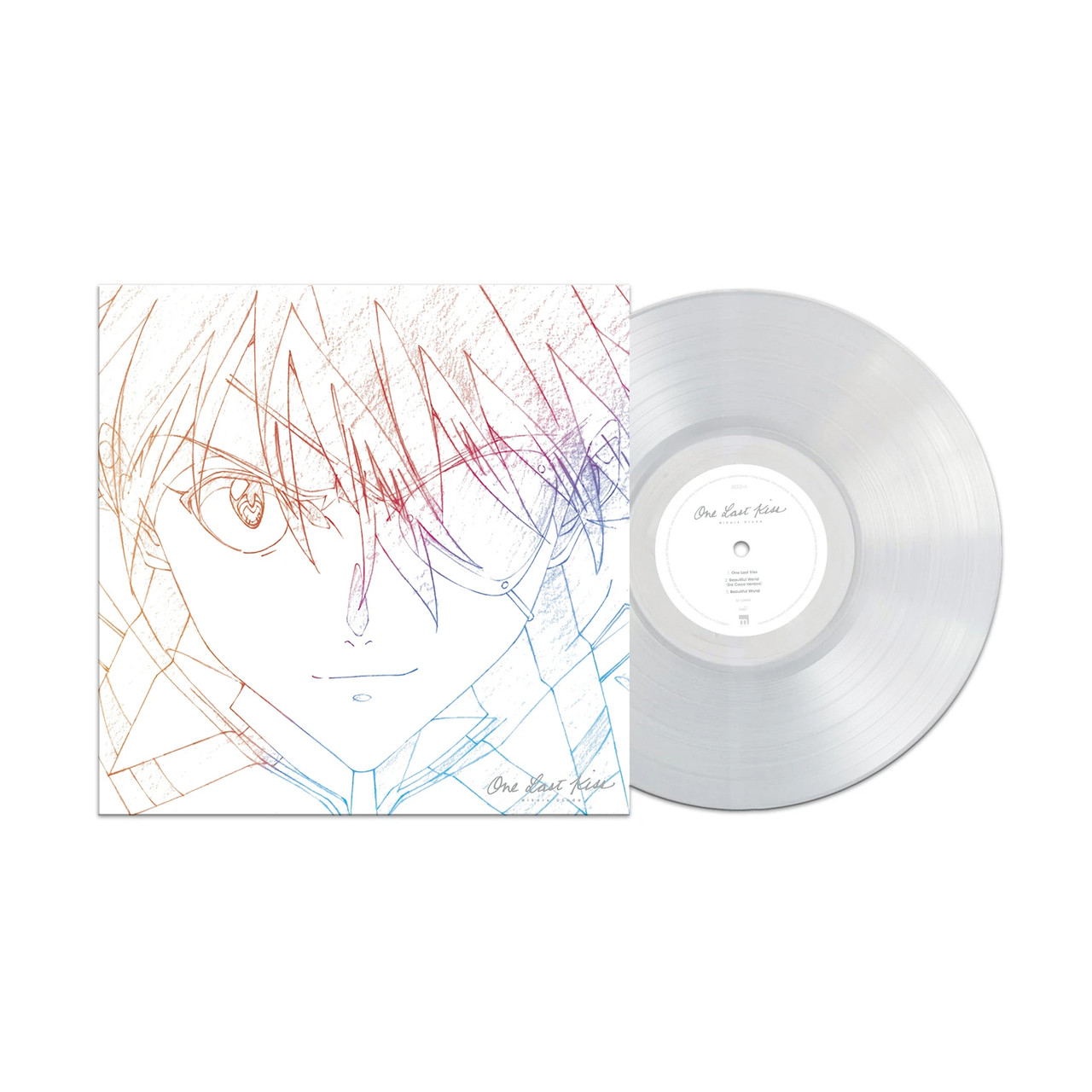 宇多田ヒカル One Last Kiss US clear vinyl Hikaru Utada One Last Kiss Soundtrack 12