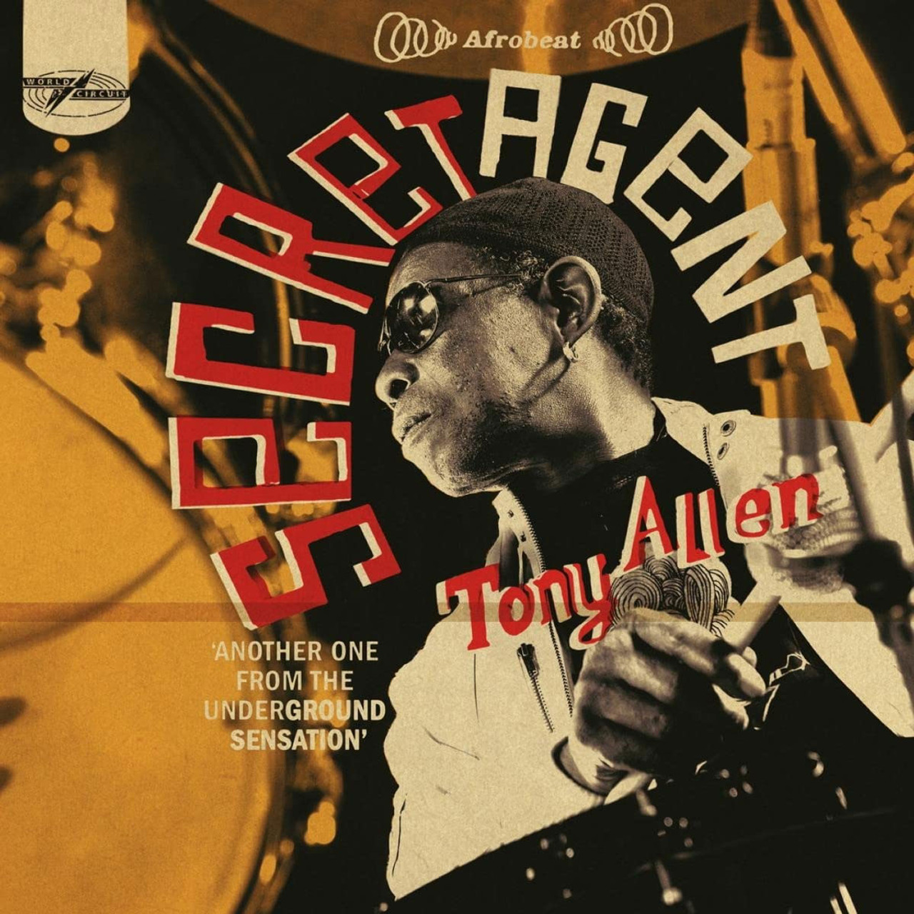 ワールドワイド2LP Tony Allen Secret Agent WCV082R World Circuit, BMG /00660 Tony Allen Secret Agent 180g 2LP