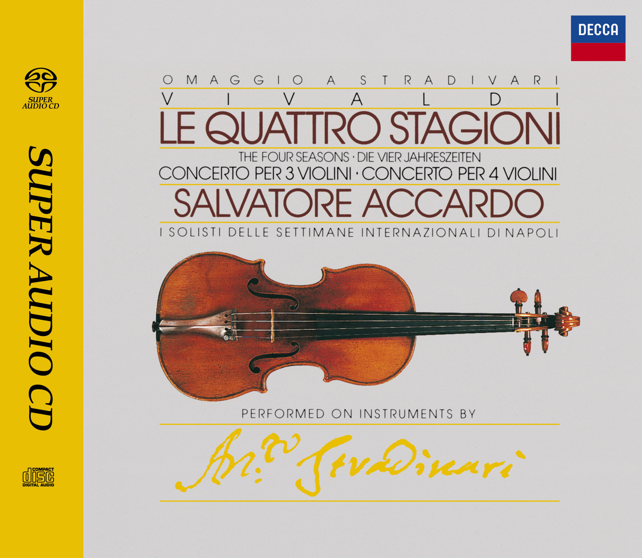 Salvatore Accardo Vivaldi The Four Seasons Numbered Limited