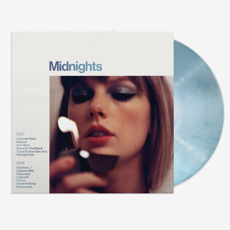Taylor Swift Midnights LP (Moonstone Blue Vinyl)
