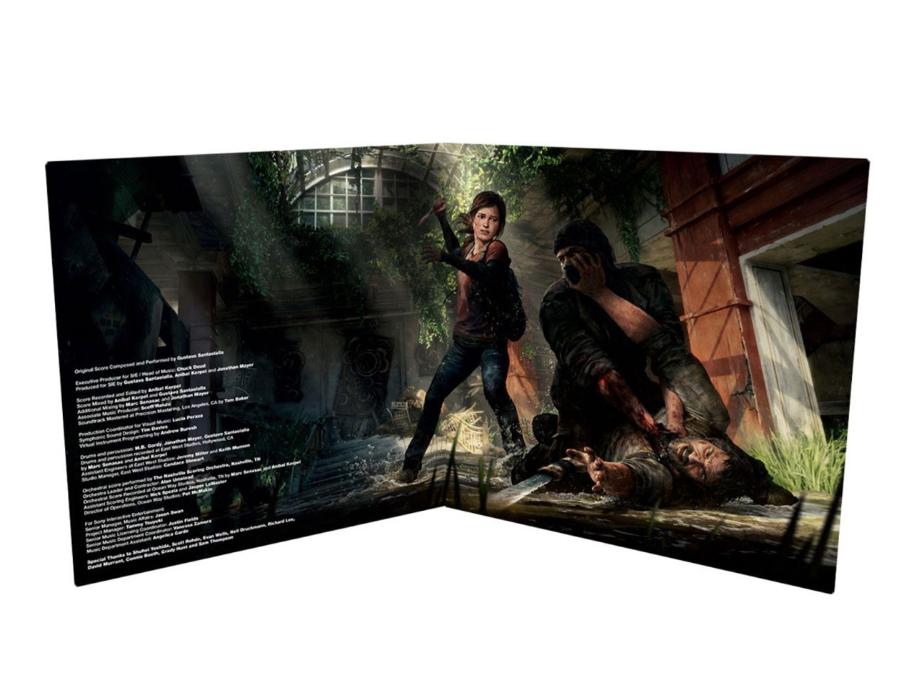 Gustavo Santaolalla The Last of Us Soundtrack Numbered Limited Edition 180g  Import 2LP (Silver & Black Marbled Vinyl)