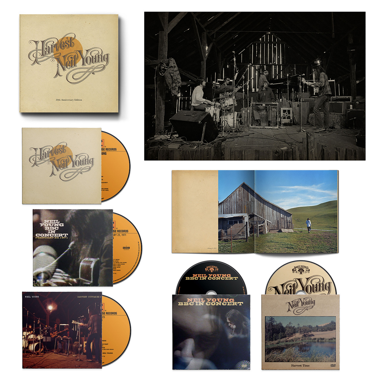 ニール・ヤング ハーヴェスト (50周年記念ボックス)日本盤 3CD+2DVD Neil Young Harvest (50th Anniversary Edition) 3CD, 2DVD