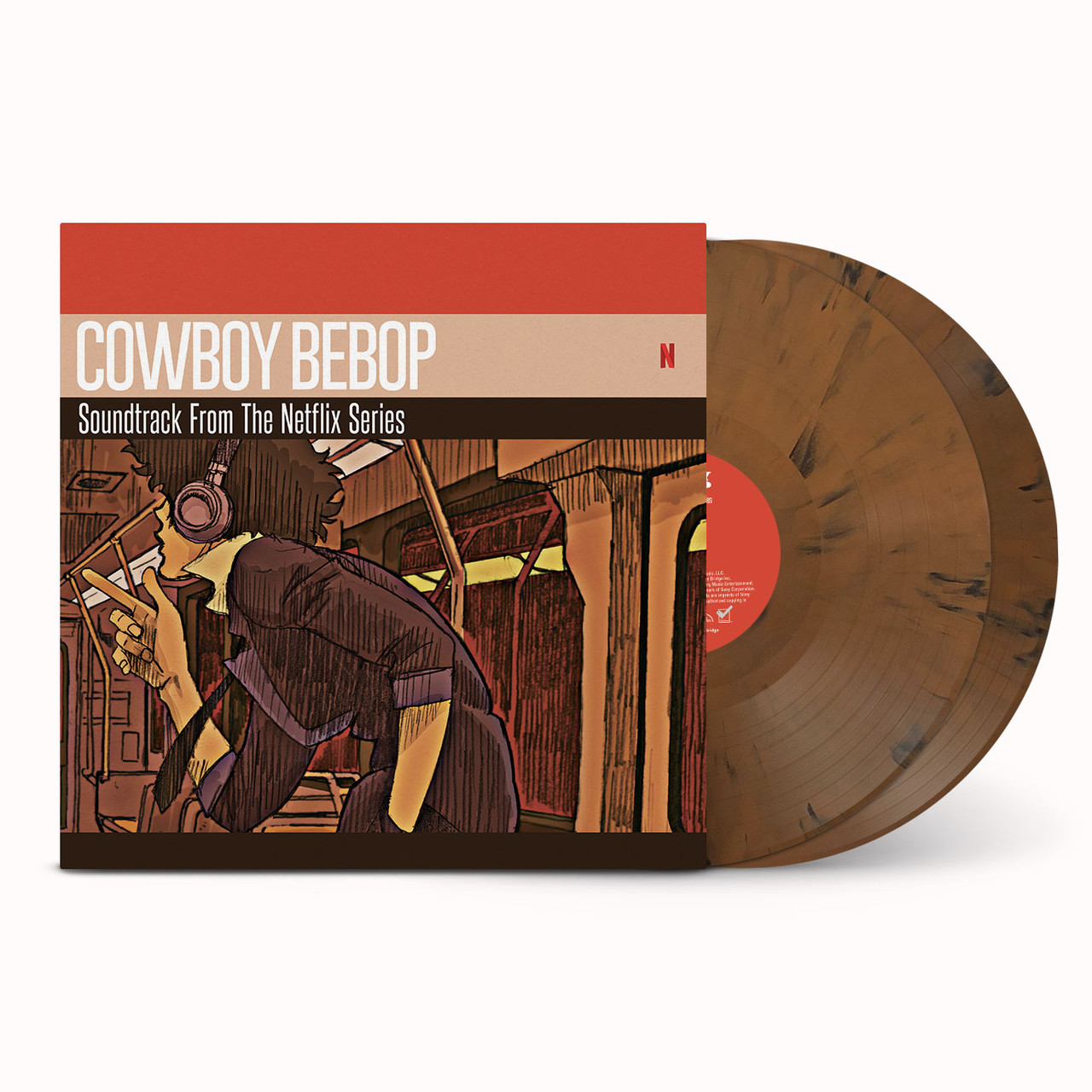 SEATBELTS Cowboy Bebop Soundtrack From The Netflix Series 2LP (Opaque Brown  Marble Vinyl)