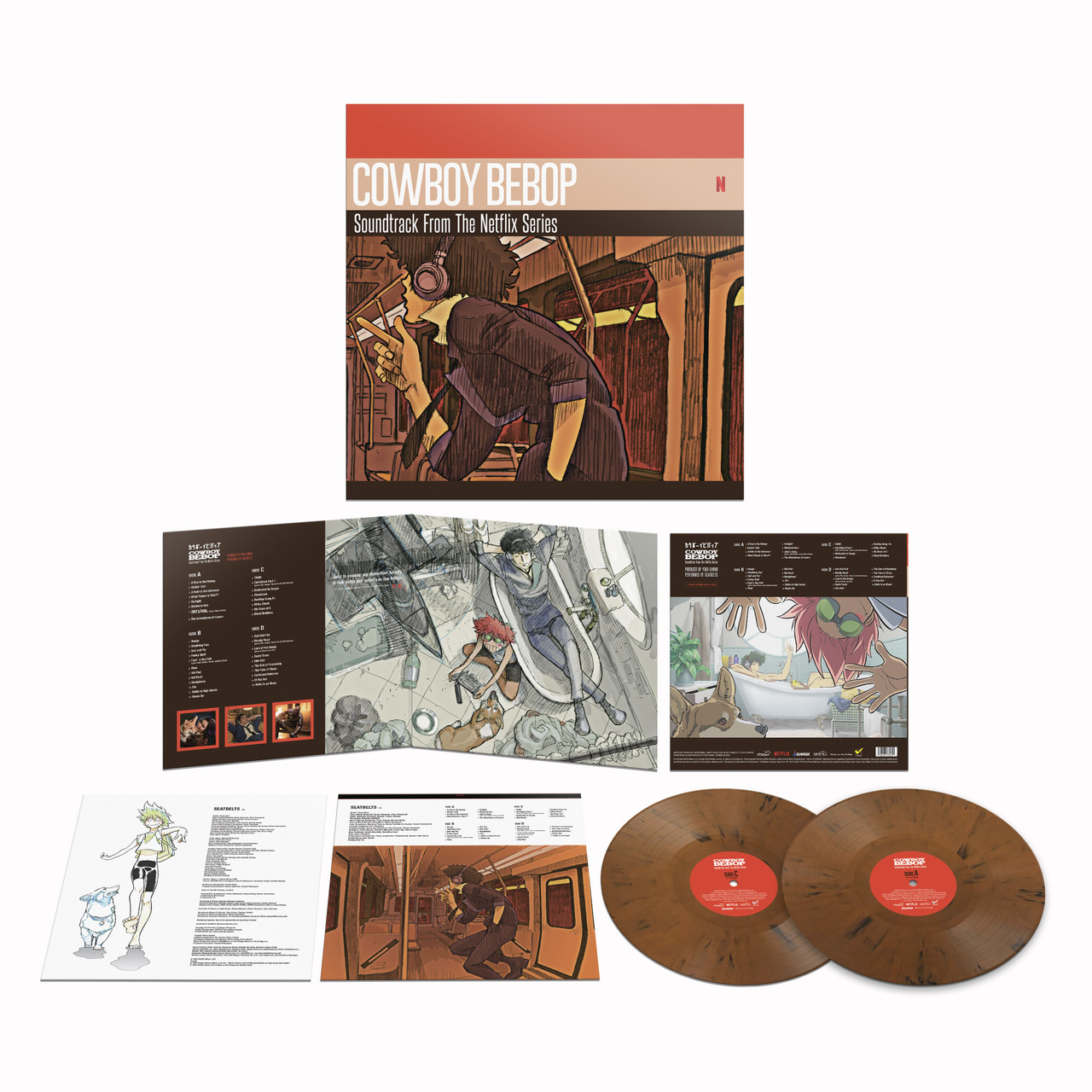 SEATBELTS Cowboy Bebop Soundtrack From The Netflix Series 2LP