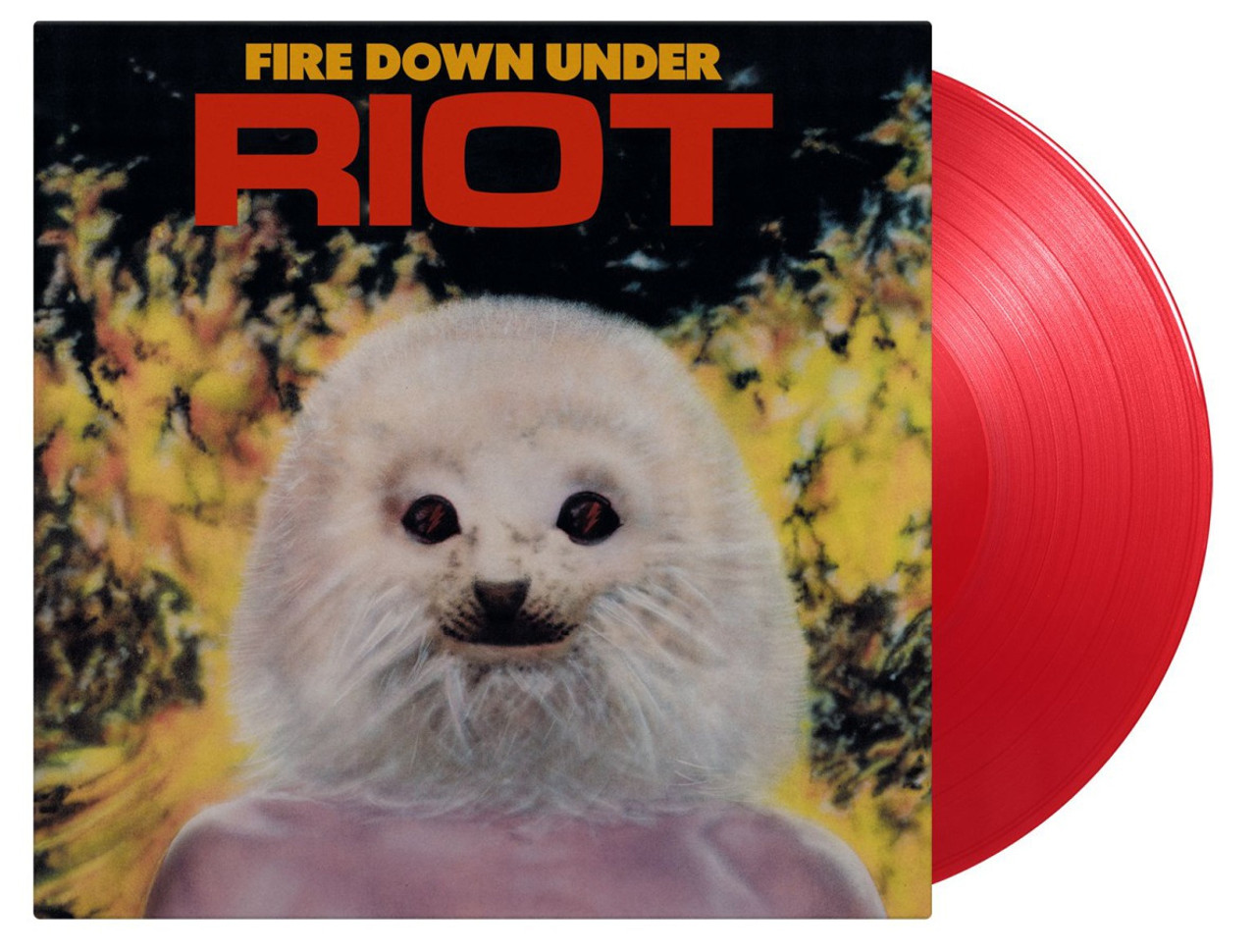 Riot Fire Down Under Numbered Limited Edition 180g Import LP (Translucent  Red Vinyl)