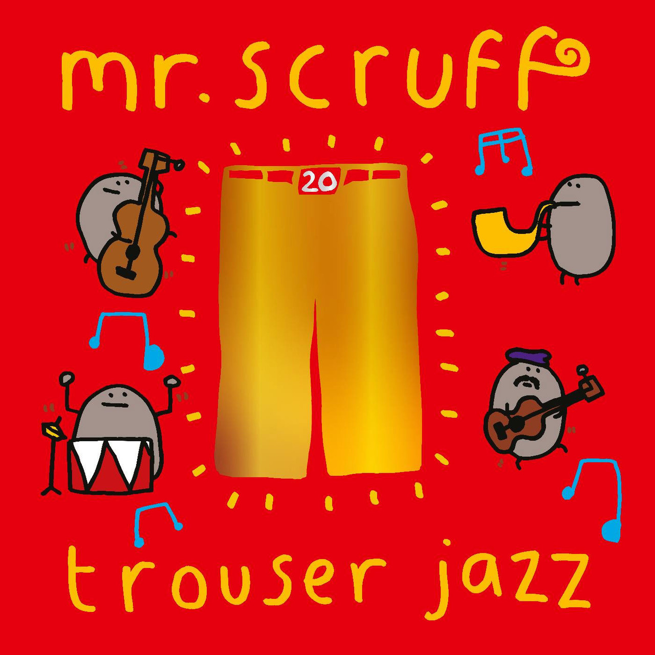 Mr. Scruff Trouser Jazz (20th Anniversary Edition) 2LP (Blue & Red Vinyl)