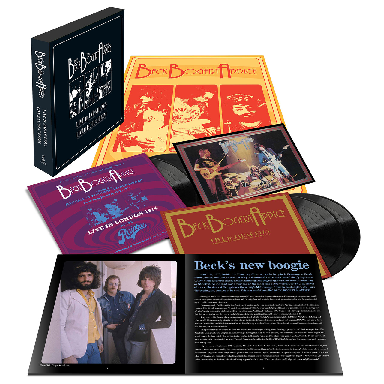 ベック•ボガード&アビス LIVE JAPAN1973 & LONDON1974 Beck, Bogert & Appice Live in Japan 1973, Live in London