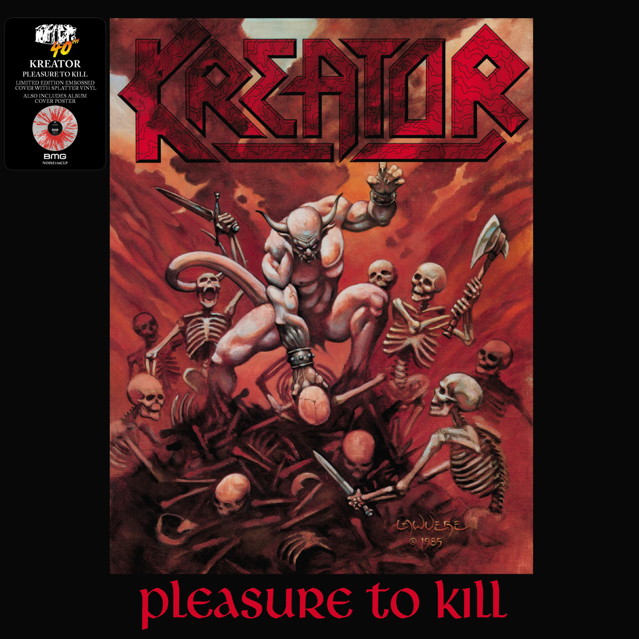 Kreator Pleasure to Kill LP レコード Kreator Pleasure to Kill LP (Splatter Vinyl)