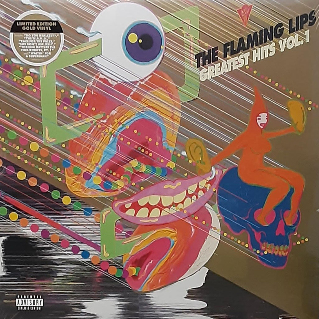 The Flaming Lips Greatest Hits Vol. 1 LP (Gold Vinyl)