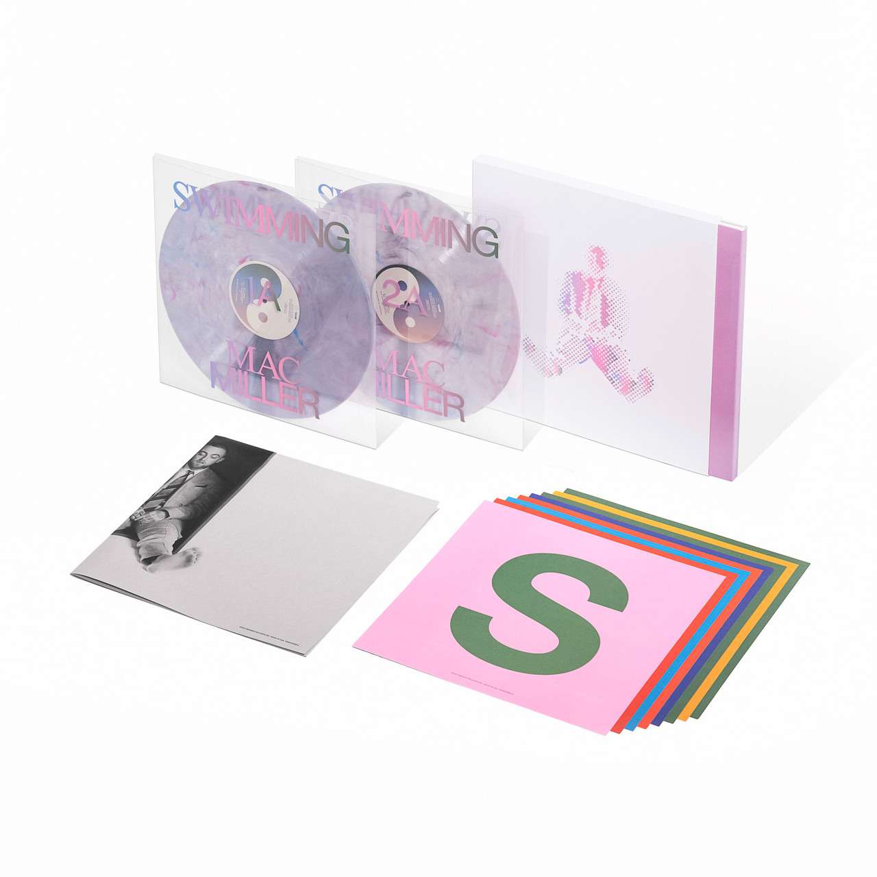 Mac Miller Swimming クリアレコード 2LP Mac Miller Swimming (5-Year Anniversary) 2LP (Milky Clear/Hot Pink