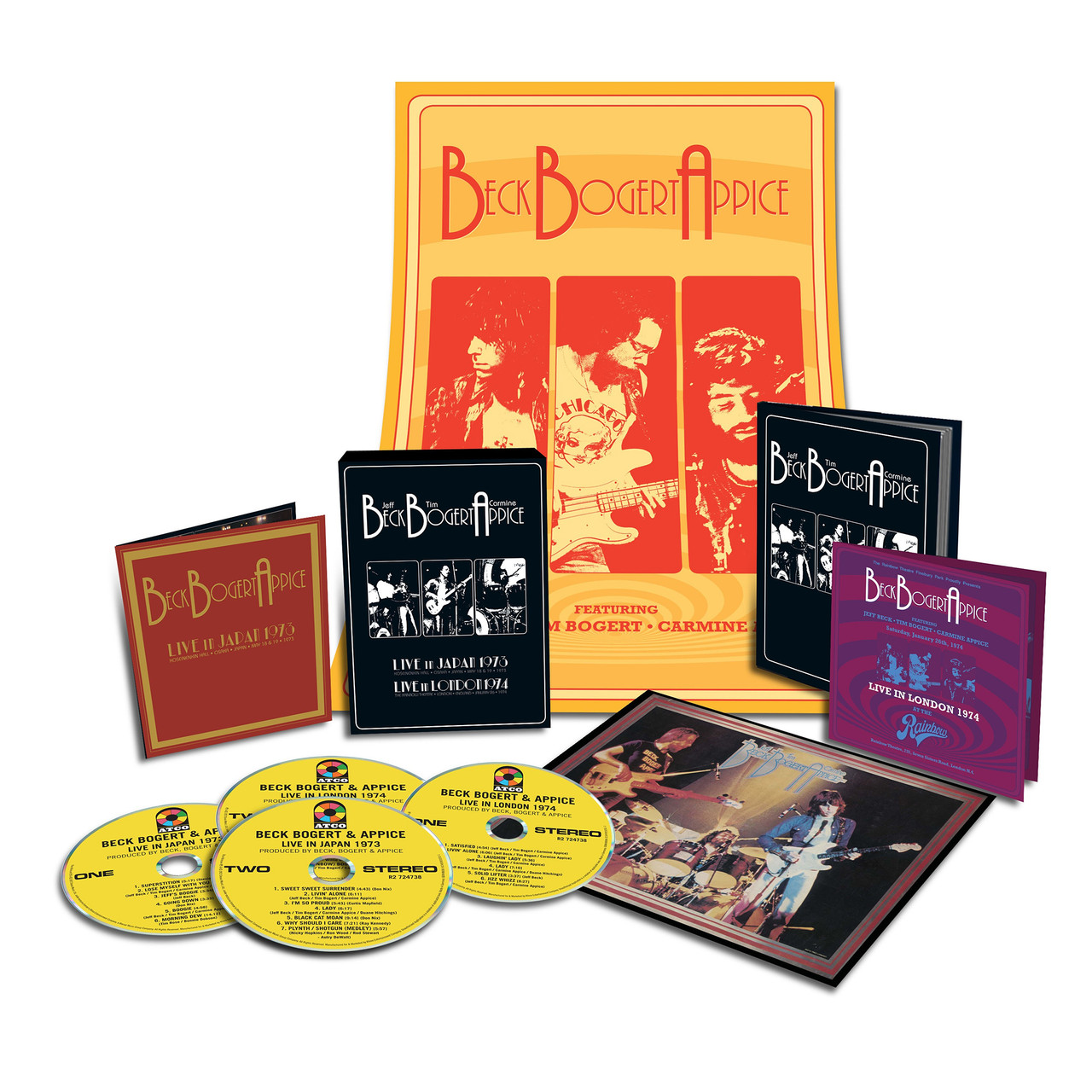 Beck, Bogert & Appice Live in Japan 1973, Live in London 1974 4CD