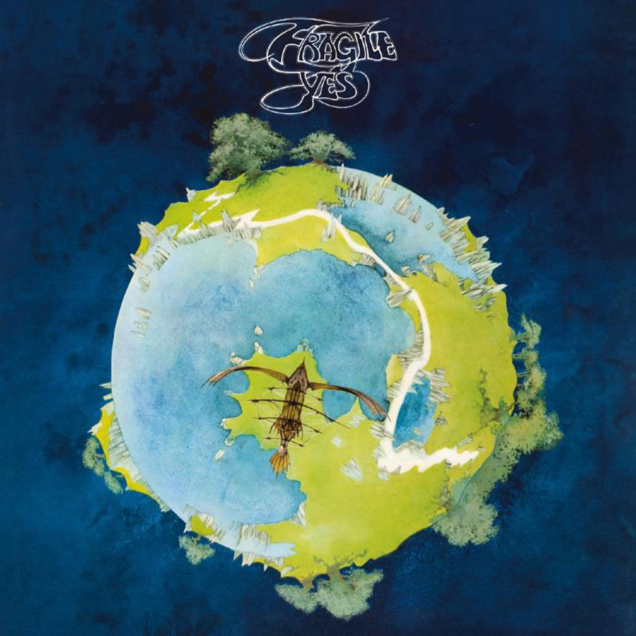 YES★Fragile UK Atlantic Red/Maroon オリジナル YES - FRAGILE - A1 / B1 UK FIRST PRESS - RED / PLUM ATLANTIC
