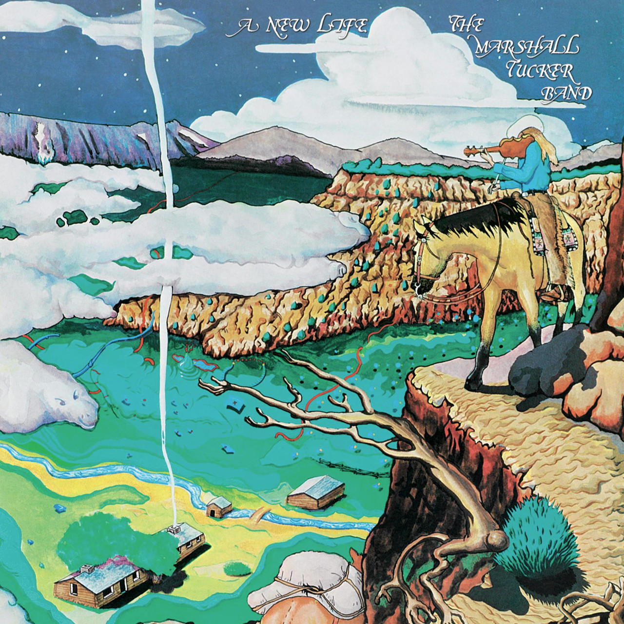 The Marshall Tucker Band A New Life (50th Anniversary) LP (Blue