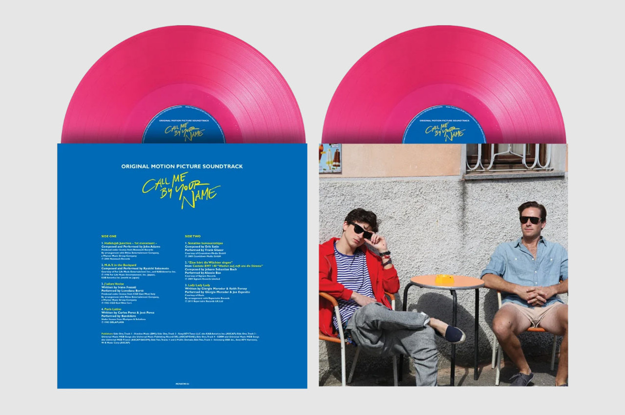 Call Me By Your Name Soundtrack Numbered Limited Edition 180g Import 2LP  (Translucent Pink Vinyl)