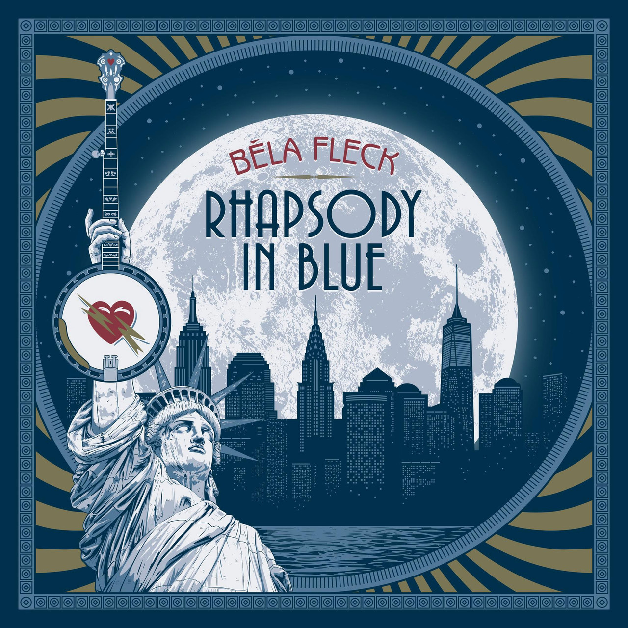 Bela Fleck Rhapsody in Blue LP (Sapphire Vinyl)