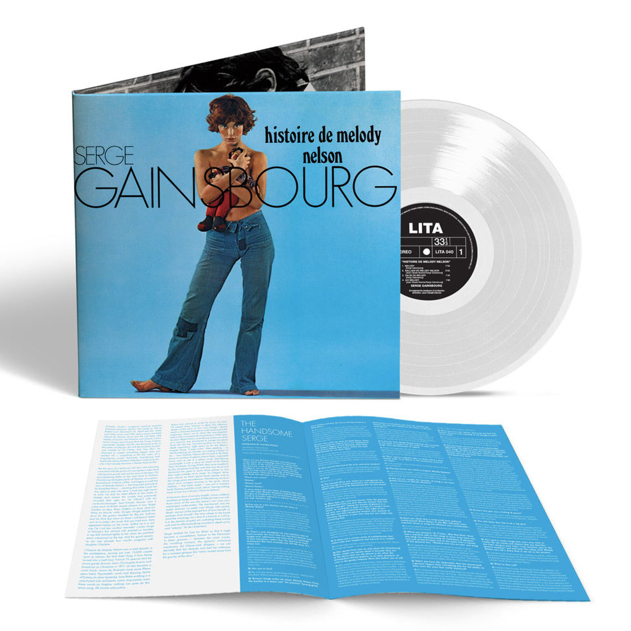 Serge Gainsbourg Histoire de Melody Nelson LP (Crystal Clear Vinyl)