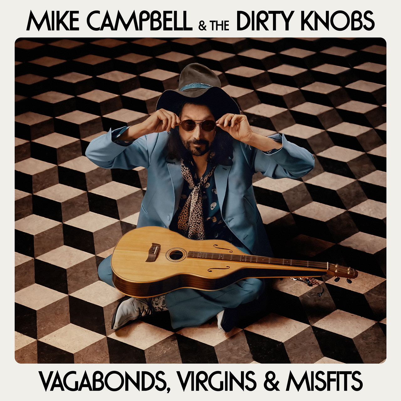 THE LITTLE MIRRORS バンドT punk ビンテージ Mike Campbell & the Dirty Knobs Vagabonds, Virgins & Misfits LP