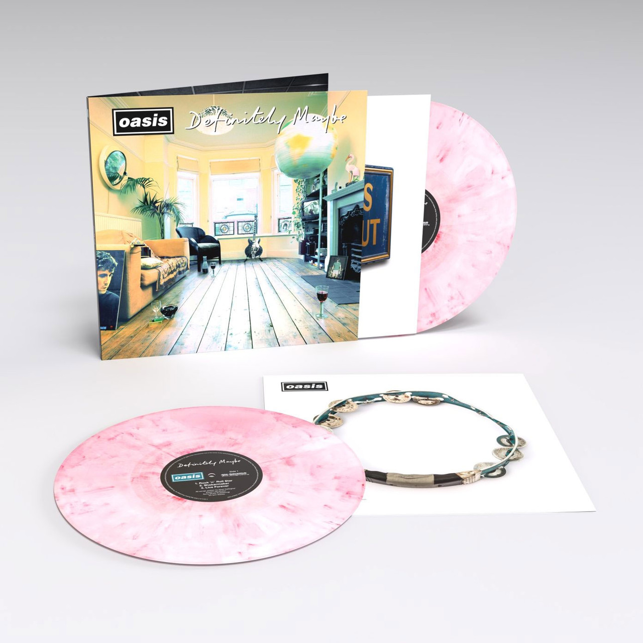 Oasis Definitely Maybe (30th Anniversary Edition) 2LP (Pink 
