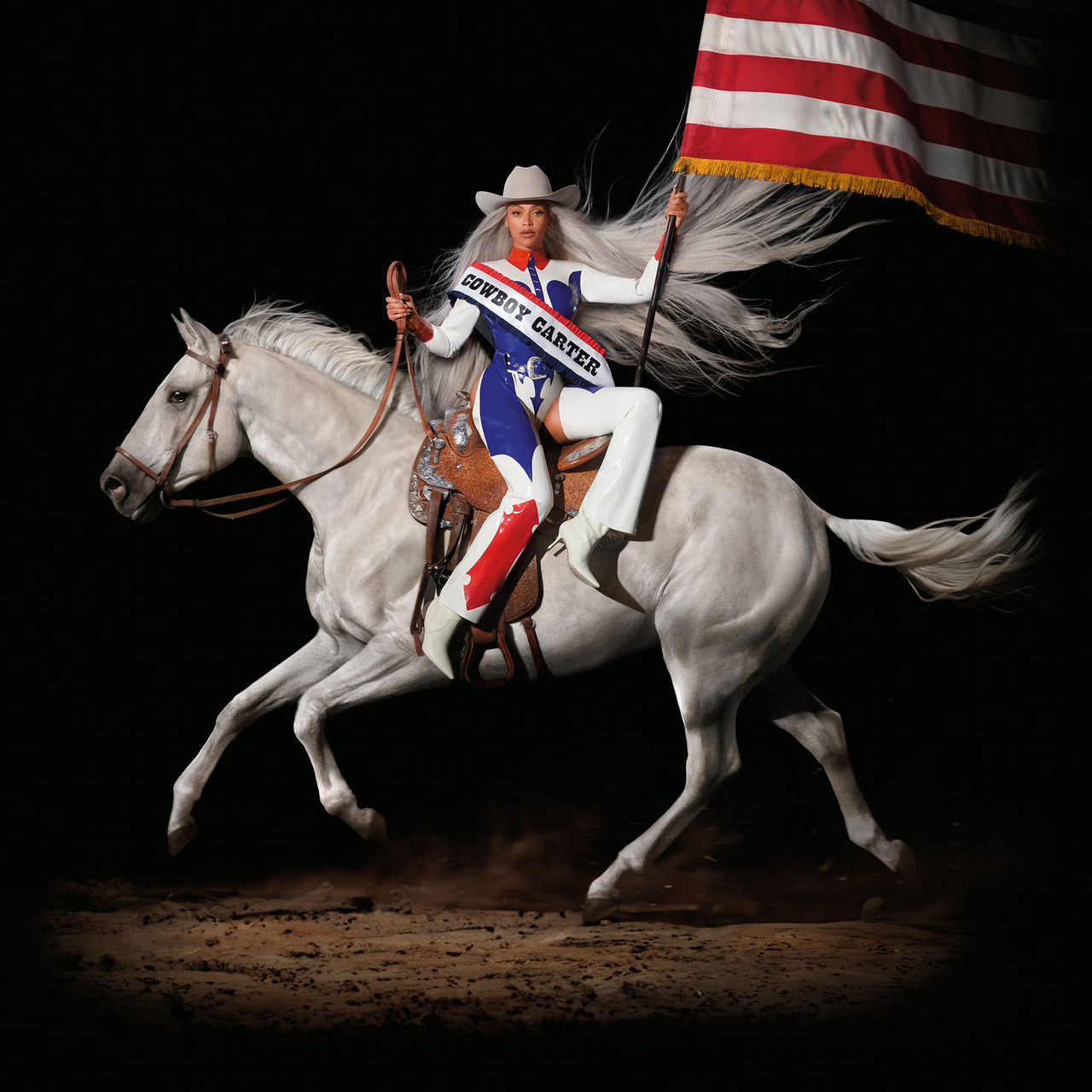 レア beyonce Cowboy Carter ブルー カラー レコード Beyonce COWBOY CARTER OFFICIAL VINYL 180g 2LP