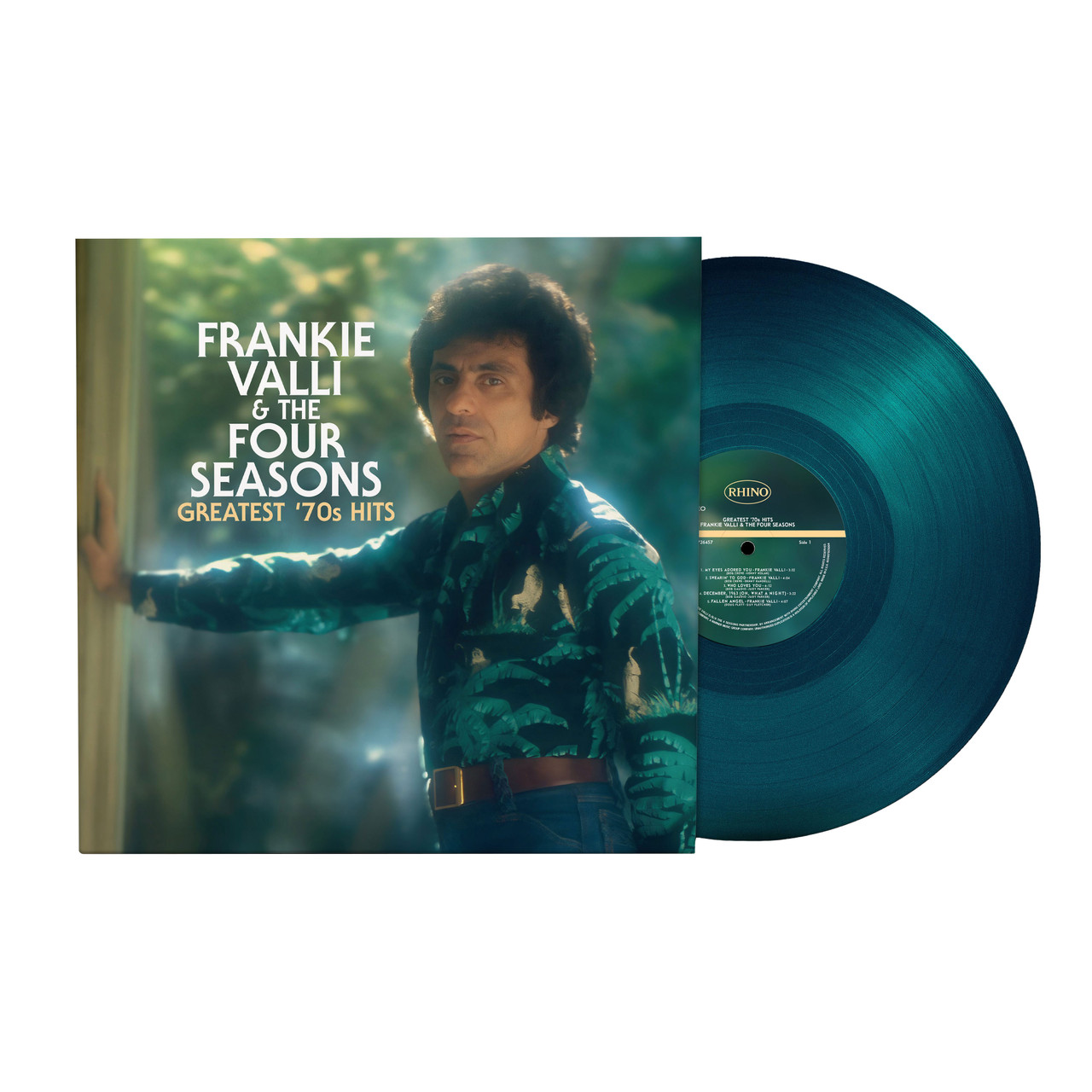 Frankie Valli & the Four Seasons Greatest '70s Hits LP (Sea Blue