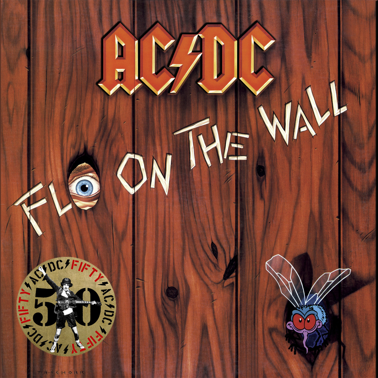 AC/DC Fly on the Wall LP (Gold Vinyl)