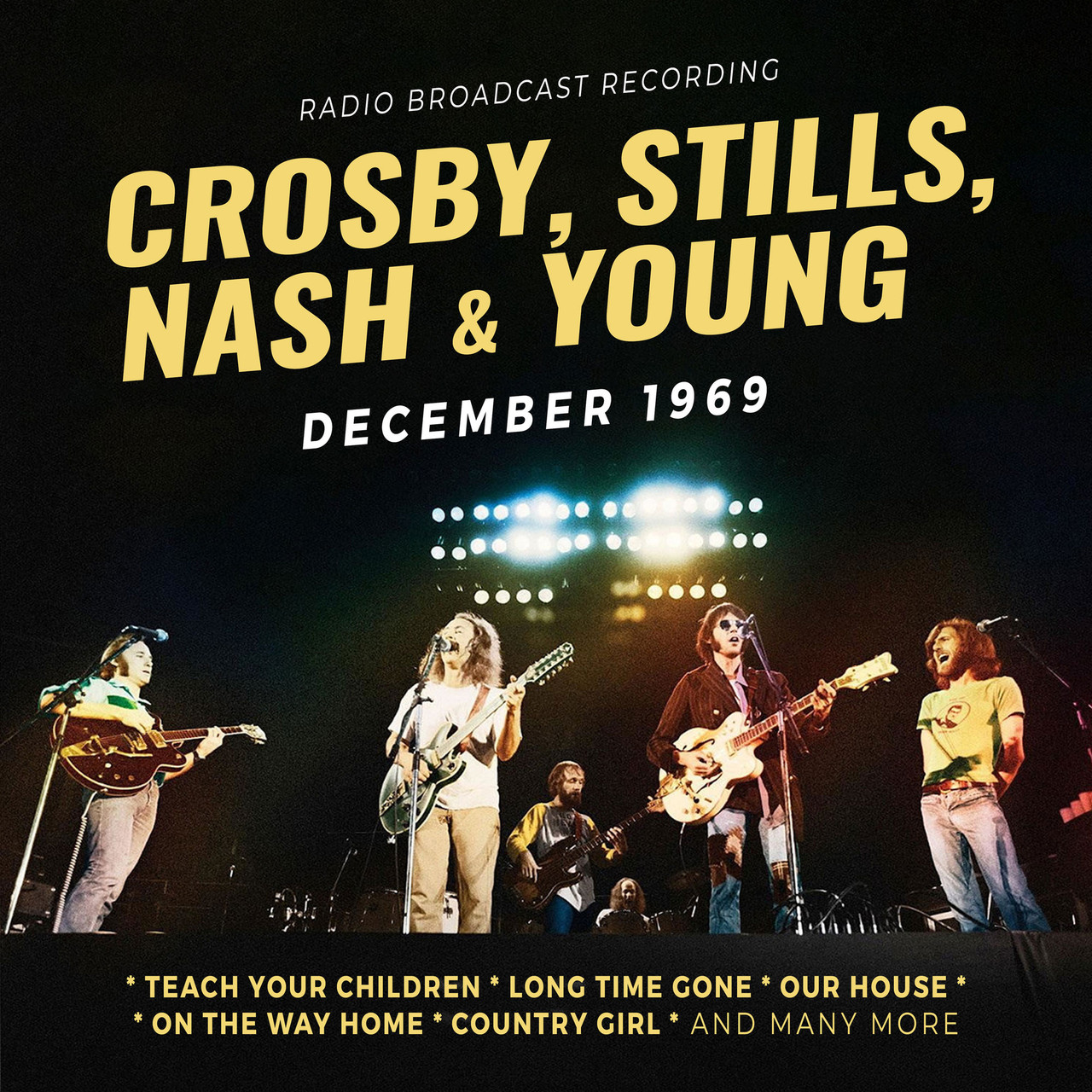 Crosby, Stills, Nash & Young December 1969 LP (Yellow Vinyl)