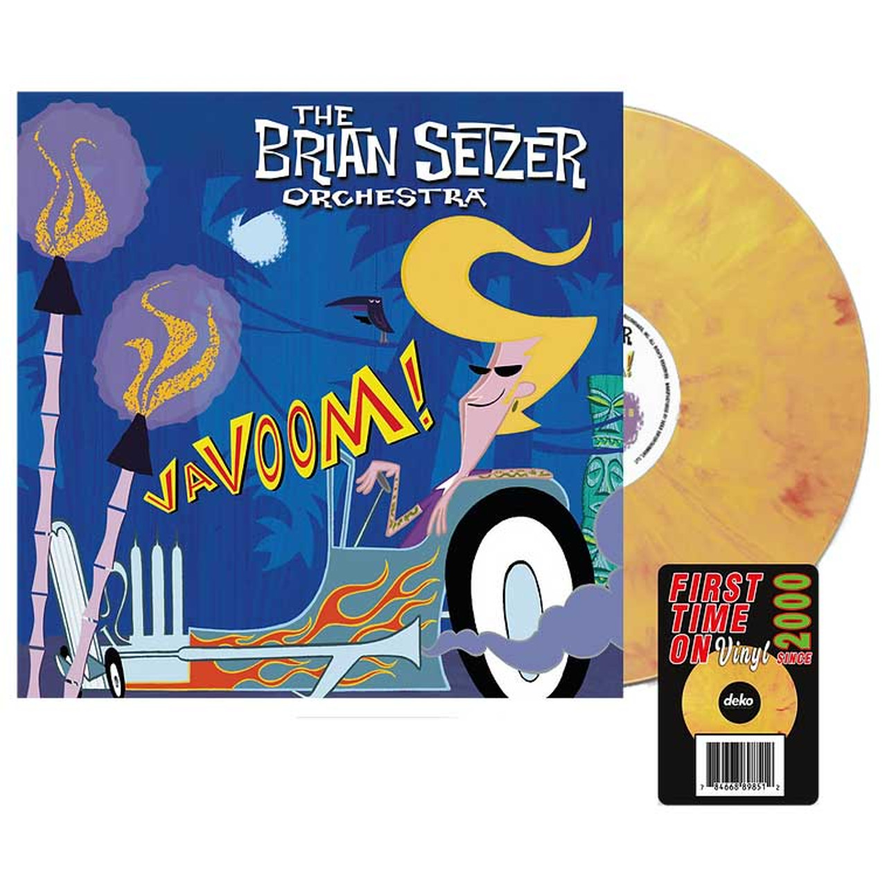 The Brian Setzer Orchestra Vavoom! 180g LP (Caravan Yellow