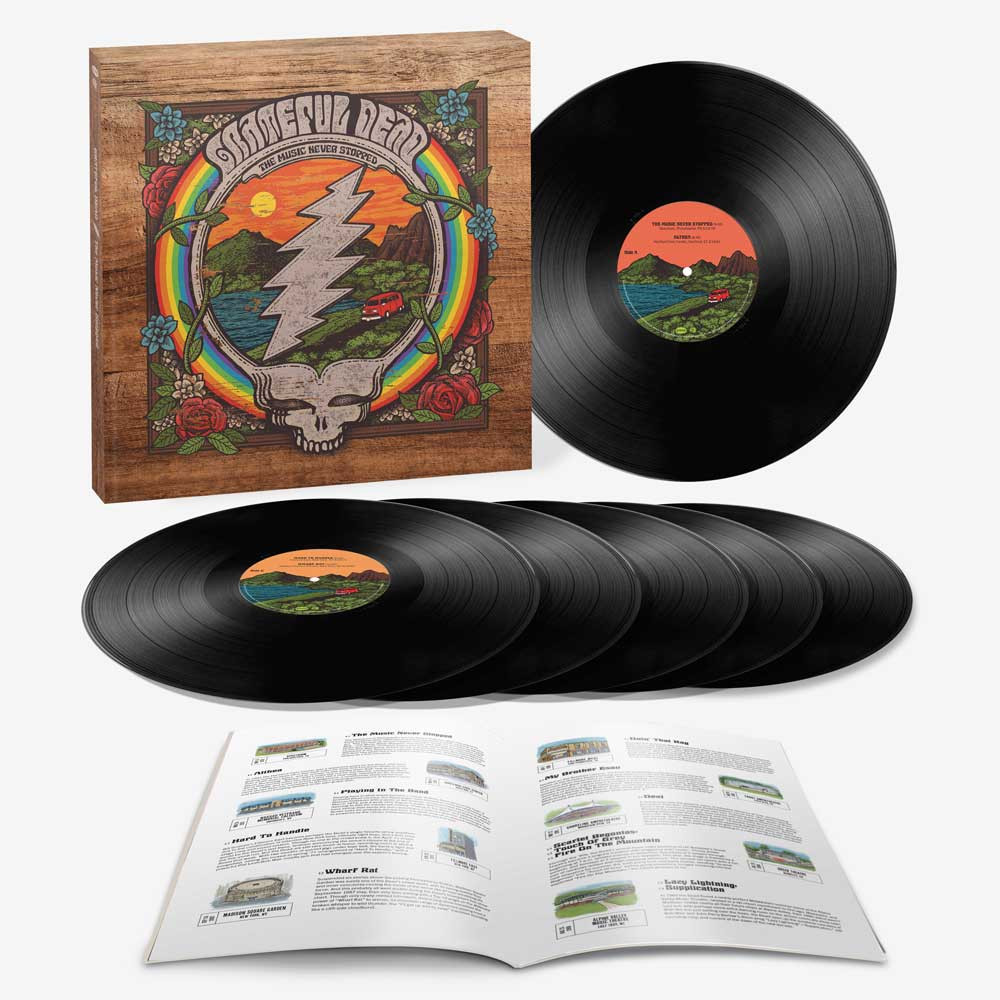 Grateful Dead The Music Never Stopped 180g 6LP Box Set
