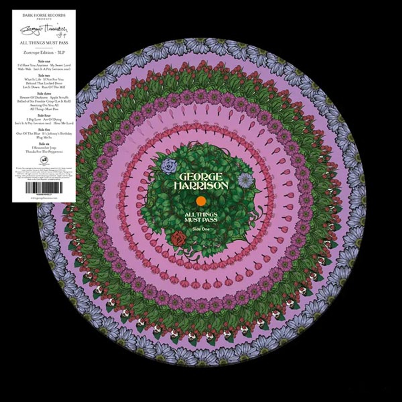 新品 ジョージハリスン/ALL THINGS MUST〜ZOETROPE 3LP George Harrison All Things Must Pass 3LP Zoetrope Record