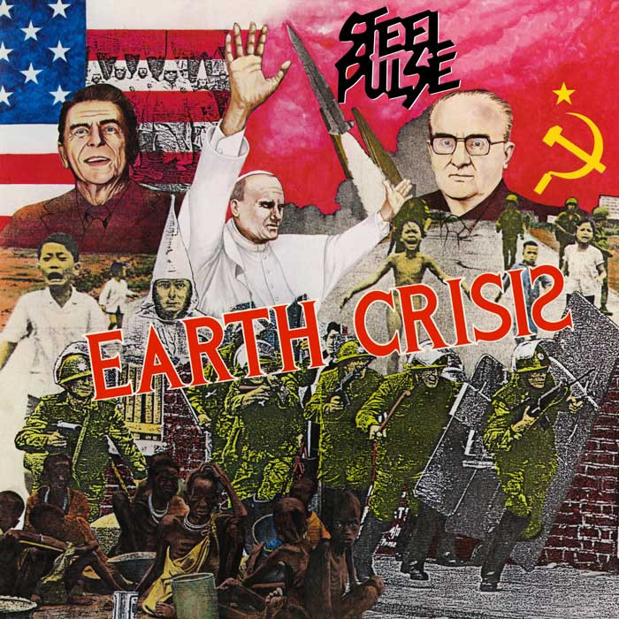 Steel Pulse Earth Crisis LP (Red, Yellow & Green Tri-Color Vinyl)