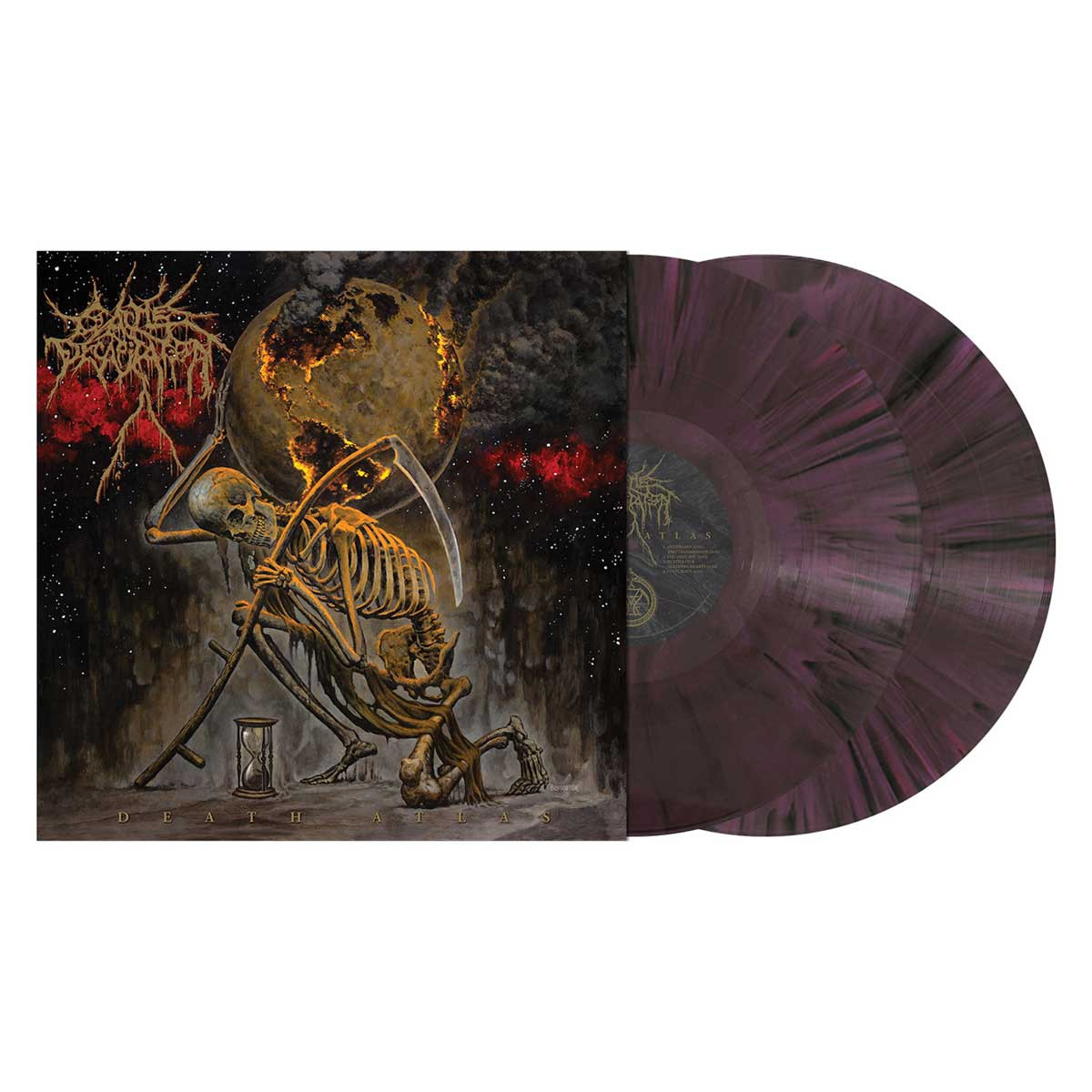 Cattle Decapitation サイン入りレコード デスメタル LP Cattle Decapitation Death Atlas 2LP (Time's Cruel Curtain Vinyl)
