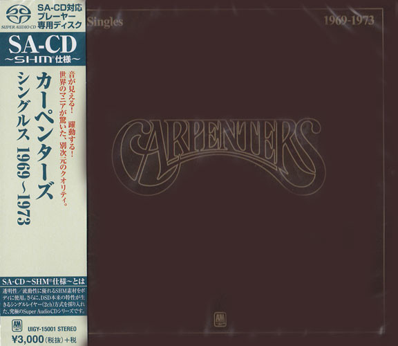 Carpenters Singles SACD カーペンターズ シングルズ The Carpenters Singles 1969-1973 Single-Layer Stereo Japanese