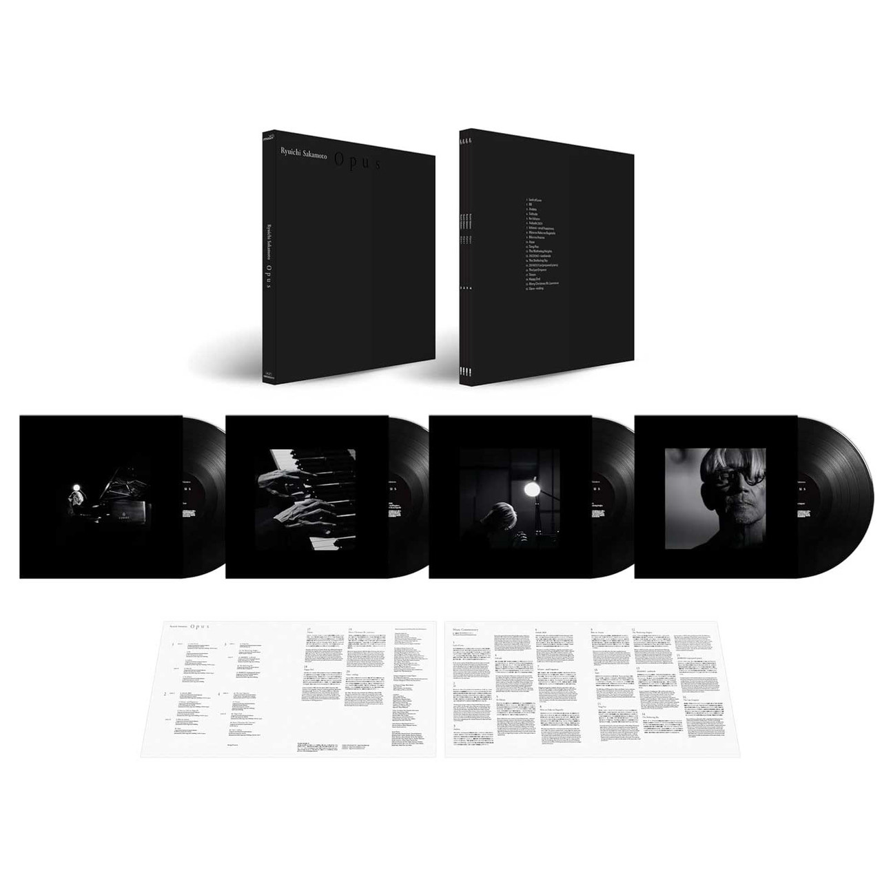 Ryuichi Sakamoto Opus 45rpm 4LP Box Set