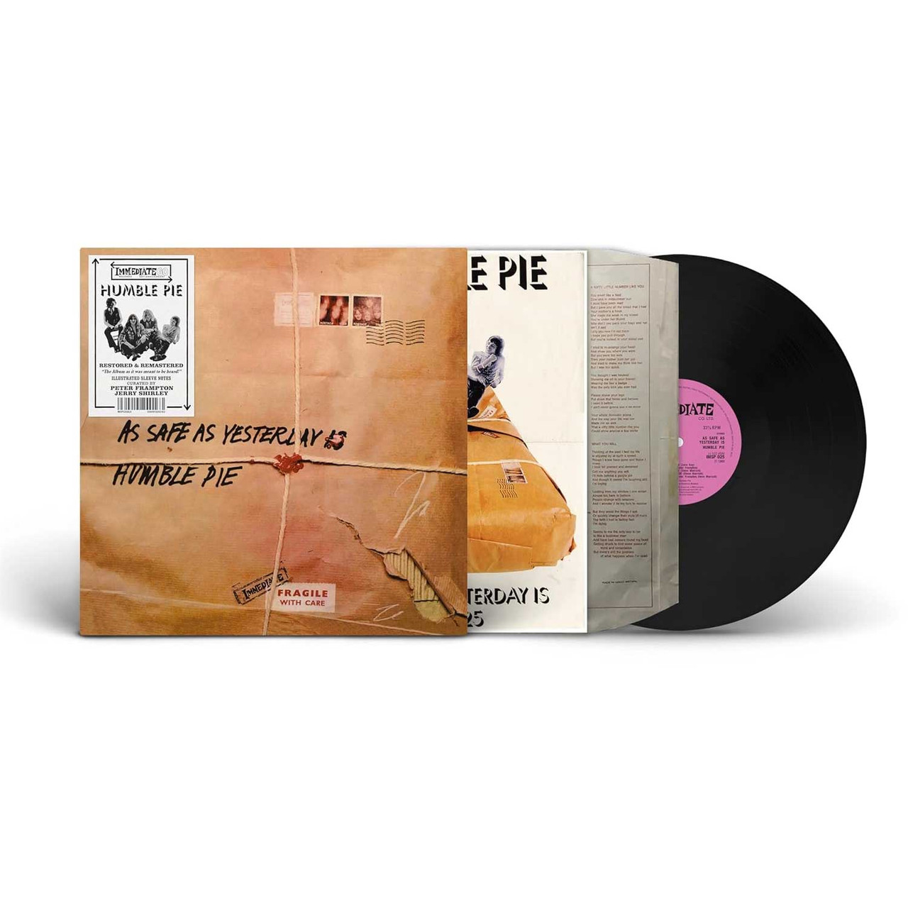 Humble Pie As Safe As Yesterday Is LP