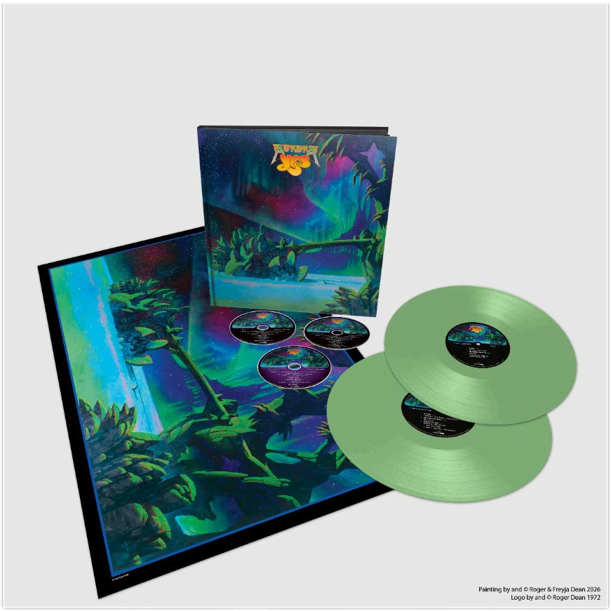 Yes Disc Yes Aurora (Deluxe Edition) 180g 2LP, 2CD & Blu-Ray Audio Disc (Light ...