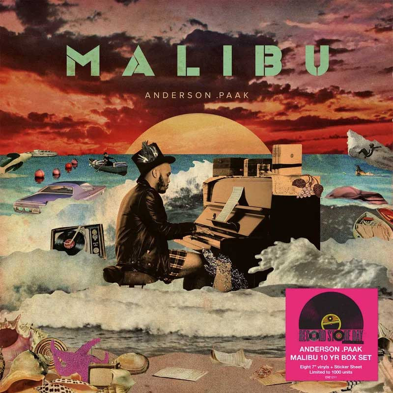 入手困難　10周年特別盤 Anderson .Paak Malibu LP Anderson .Paak Malibu: 10 Yr Box Set 45rpm 7