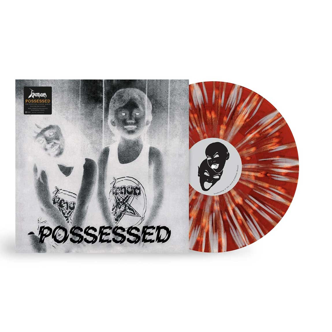洋楽 VENOM / POSSESSED Venom Possessed LP (Red, Black & White Insomnia Vinyl)